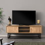 Hanah Home Belinda 140 Soporte para TV Negro y Pino